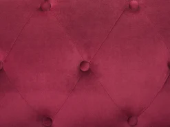 Sohvat<Beliani 3-Istuttava Punainen Vasenk. Kulmasohva Flen