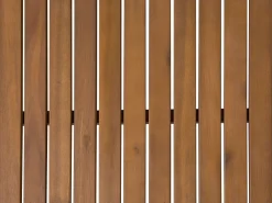 Discount Beliani 8-Istuttava Puutarhapoytasetti Sini-Valkoraidallisilla Pehmusteilla Sassari