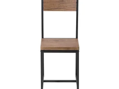 Sale Beliani 6-Istuttava Ruokailuryhma Tumma Puu/Musta Laredo