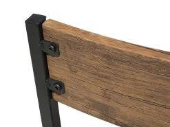 Sale Beliani 6-Istuttava Ruokailuryhma Tumma Puu/Musta Laredo