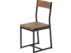 Sale Beliani 6-Istuttava Ruokailuryhma Tumma Puu/Musta Laredo