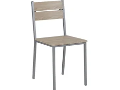 Pöydät<Beliani 4-Istuttava Ruokailuryhma Vaalea Puu/Harmaa Blumberg