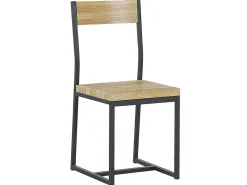 Shop Beliani 4-Istuttava Ruokailuryhma Vaalea Puu/Musta Flixton