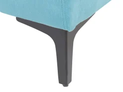 Best Beliani 3-Istuttava Samettisohva Vaaleansininen Vadstena