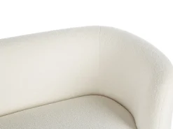 Outlet Beliani 3-Istuttava Sohva Buklee Valkoinen Loen