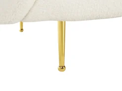 Outlet Beliani 3-Istuttava Sohva Buklee Valkoinen Loen