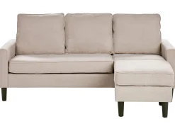 Flash Sale Beliani 3-Istuttava Sohva Ja Rahi Kangas Beige Avesta