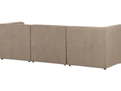 Store Beliani 3-Istuttava Sohva Ja Rahi Vakosametti Ruskeanharmaa Lemvig