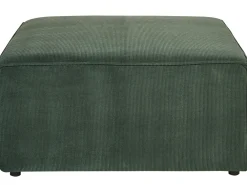 Sohvat<Beliani 3-Istuttava Sohva Ja Rahi Vakosametti Tummanvihrea Lemvig