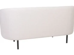 Discount Beliani 2-Istuttava Sohva Kangas Beige/Musta Loen