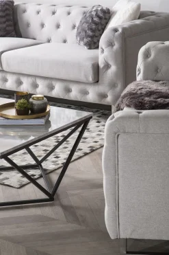 Best Sale Beliani 2-Istuttava Sohva Kangas Beige Vissland