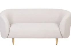 Sohvat<Beliani 2-Istuttava Sohva Kangas Beige/Kulta Loen