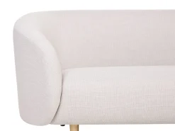 Sohvat<Beliani 2-Istuttava Sohva Kangas Beige/Kulta Loen