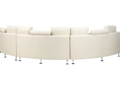 Sohvat<Beliani 7-Istuttava Sohva Kangas Beige Rotunde