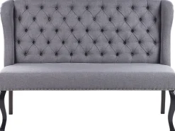 Sohvat<Beliani 2-Istuttava Sohva Kangas Harmaa Torsby