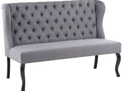 Sohvat<Beliani 2-Istuttava Sohva Kangas Harmaa Torsby