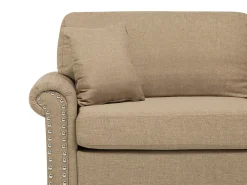 Sohvat<Beliani 3-Istuttava Sohva Kangas Hiekanruskea Otra