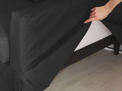 Sohvat<Beliani 3-Istuttava Sohva Kangas Musta Gilja