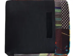 New Beliani 3-Istuttava Sohva Kangas Tilkkukuvio Vihrea/Keltainen Chesterfield