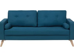 Flash Sale Beliani 2-Istuttava Sohva Kangas Tummansininen Kalmar