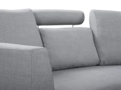 Best Sale Beliani 7-Istuttava Sohva Kangas Vaaleanharmaa Rotunde