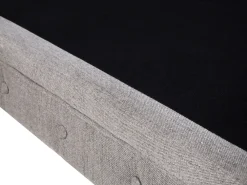 Sale Beliani 3-Istuttava Sohva Kangas Vaaleanharmaa Chesterfield