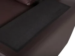 Outlet Beliani 2-Istuttava Sohva Keinonahka Ruskea Vogar