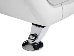 Sohvat<Beliani 2-Istuttava Sohva Keinonahkainen Valkoinen Leira