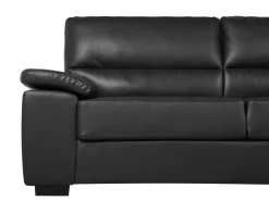 Flash Sale Beliani 3-Istuttava Sohva Keinonahka Musta Vogar