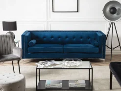 Hot Beliani 3-Istuttava Sohva Laivastonsininen Avaldsenes