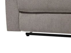 Shop Beliani 3-Istuttava Sohva Manuaalisesti Saadettava Kangas Ruskeanharmaa Bergen