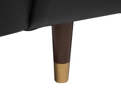 Hot Beliani 3-Istuttava Sohva Nahkainen Musta Byske