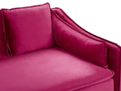 Sohvat<Beliani 4-Istuttava Sohva Sametti Fuksia Aure