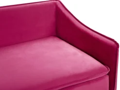 Sohvat<Beliani 4-Istuttava Sohva Sametti Fuksia Aure