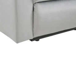 Sohvat<Beliani 3-Istuttava Sohva Sametti Saadettava Vaaleanharmaa Verdal