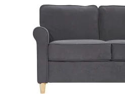 Flash Sale Beliani 3-Istuttava Sohva Sametti Tummanharmaa Ronneby