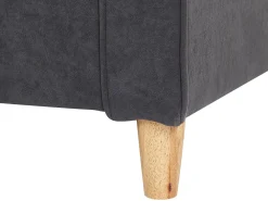 Flash Sale Beliani 3-Istuttava Sohva Sametti Tummanharmaa Ronneby