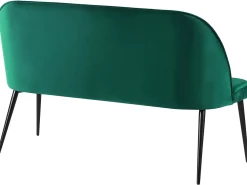 Online Beliani 2-Istuttava Sohva Sametti Tummanvihrea Osby