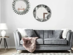 Best Sale Beliani 3-Istuttava Sohva Samettinen Harmaa Gaula