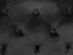 Discount Beliani 3-Istuttava Sohva Samettinen Musta Skien