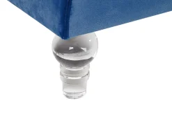 Best Beliani 3-Istuttava Sohva Samettinen Sininen Arvika