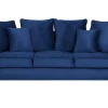 Sohvat<Beliani 3-Istuttava Sohva Samettinen Laivastonsininen Bornholm