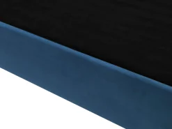 Cheap Beliani 2-Istuttava Sohva Samettinen Sininen Skien