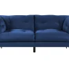 Hot Beliani 3-Istuttava Sohva Samettinen Sininen Lenvik
