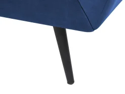 Hot Beliani 3-Istuttava Sohva Samettinen Sininen Lenvik