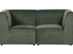 Flash Sale Beliani 2-Istuttava Sohva Vakosametti Tummanvihrea Lemvig