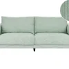 Sohvat<Beliani 3-Istuttava Sohva Vakosametti Mintunvihrea Nivala