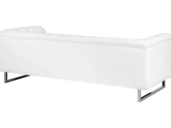 Best Beliani 3-Istuttava Sohva Valkoinen Vissland