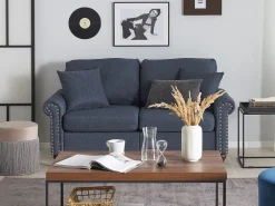 Sohvat<Beliani 5-Istuttava Sohvaryhma Kangas Tummanharmaa Otra