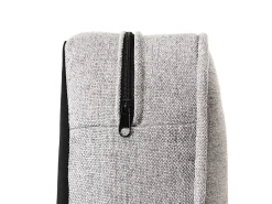 Store Beliani 4-Istuttava Sohvaryhma Kangas Vaaleanharmaa Chesterfield